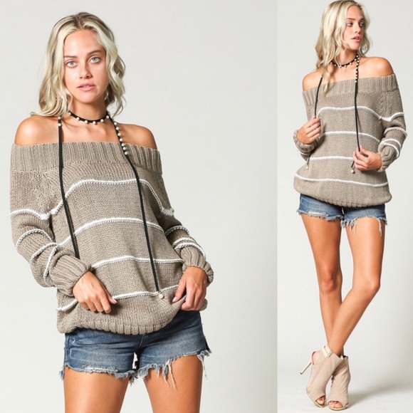 Ribbed Striped Sweater - Picture 2 of 6